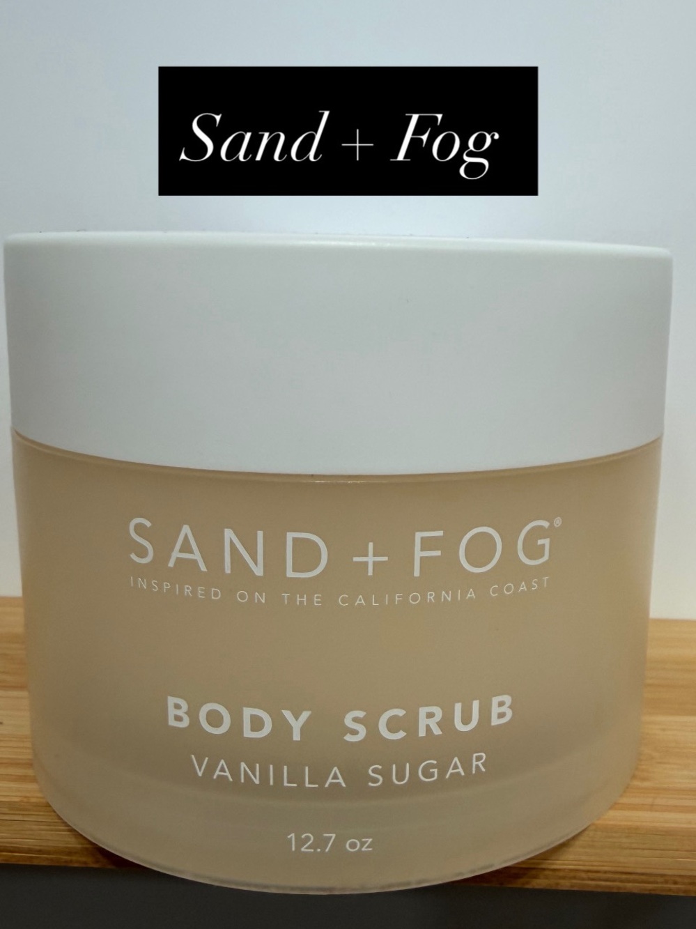 Sand + Fog Vanilla Sugar Body Scrub — NWOT